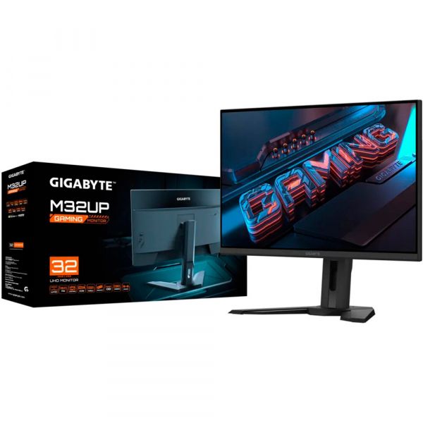 GIGABYTE i������ ���i��� 31.5" SS IPS 160Hz 1ms UHD 4K (384 0 x 2160) KVM 2xHDMI(2.1) 1xDP(1.4) 1xUSB C 2x3W 3 M32UP Gaming Monitor - �������� 8