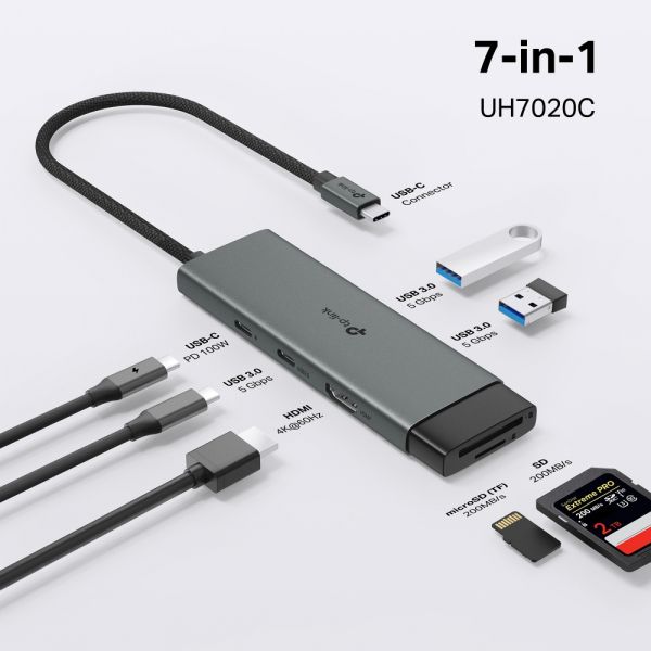 USB- TP-LINK UH7020C -  4