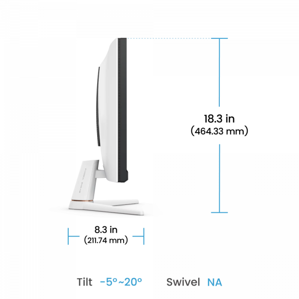 BENQ 27" 16:9 IPS ������� �� �������, 1920x1080, 180 �� , 1 �� (GtG),  95% P3, FreeSync, HDRi, 2xHDMI 2.0/ EX271 - �������� 6