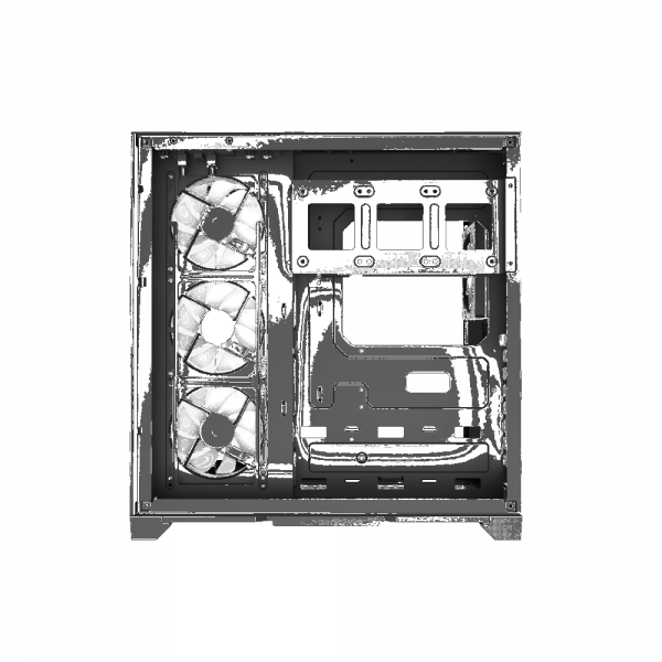 GAMEMAX ������ ����'������� Midi ATX ��� ����� ��������  X,M-ATX, ITX,Tempered Glass,Metal cover, USB2.0x1, HYPE-A Black - �������� 11