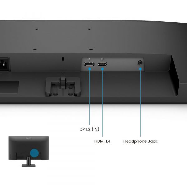 BENQ 23.8" 16:9 IPS �� �������, 1920�1080, 5 ��, 100 �� , 99% sRGB, 1xHDMI 1.4/1xDP 1.2 GW2491 Black - �������� 5