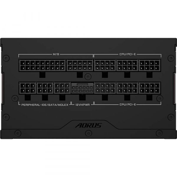 GIGABYTE ���� �������� 850W, 80 Pluse Platinum, PCIe Gen 5. 1, Fully modular, Smart fan 120mm GP-AE850PM PG5 - �������� 5