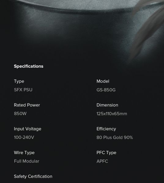 ���� �������� GAMEMAX GS-850G White - �������� 35