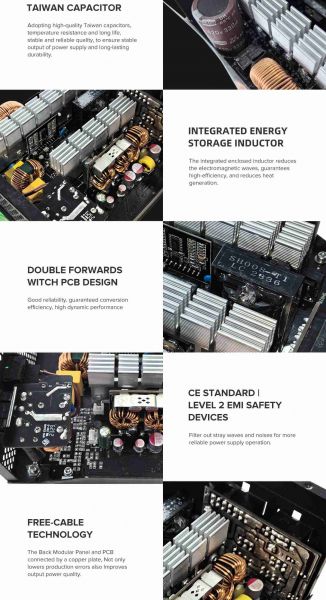 GAMEMAX ���� �������� ATX 1050W, 80 Bronze , fan 140mm,ful ly modularOVP, UVP, OTP, OCP, OLP, OPP, SCP GM-1050  Modular - �������� 16