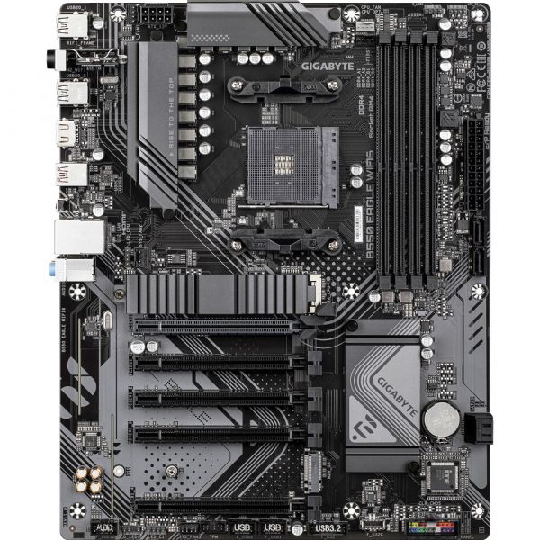 GIGABYTE ����������� ����� sAM4 AMD B550 ATX B550 EAGLE WIFI6 - �������� 1