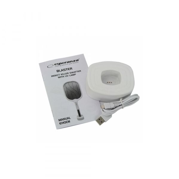 � ESPERANZA �������� ���������� 3W + UV Lamp + ��������.�� ���,���������� 3,7V 1200mAH, 22,1 * 52,2 �� EHQ011 Insect Killer - �������� 5