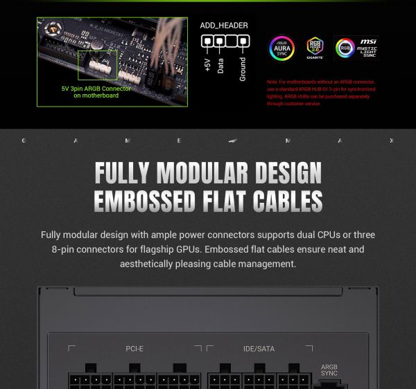   GAMEMAX RGB 1050G -  22