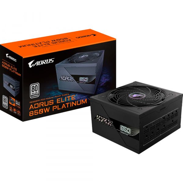 GIGABYTE ���� �������� 850W, 80 Pluse Platinum, PCIe Gen 5. 1, Fully modular, Smart fan 120mm GP-AE850PM PG5 - �������� 6