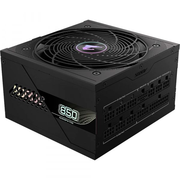 GIGABYTE ���� �������� 850W, 80 Pluse Platinum, PCIe Gen 5. 1, Fully modular, Smart fan 120mm GP-AE850PM PG5 - �������� 1
