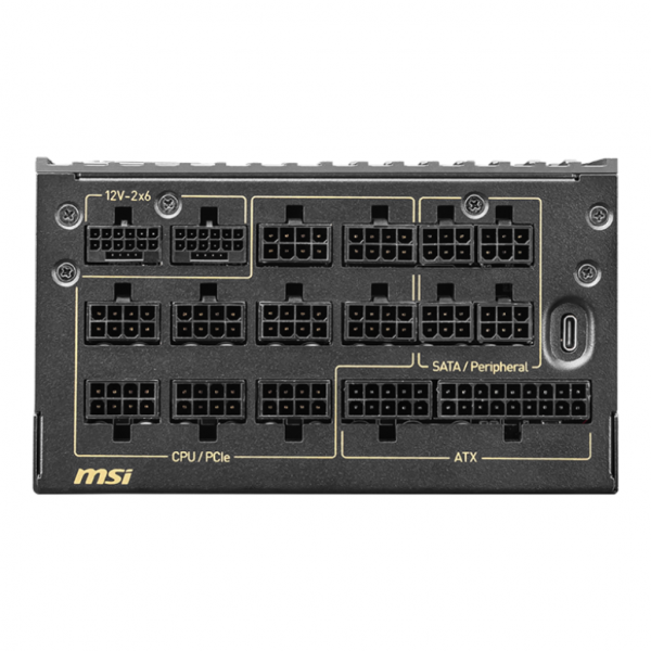 ���� �������� MSI ATX 1600W MEG Ai1600T PCIE5, EU,  1600W,Fully-Modular,Titanium 80 Plus,Japanese Ele MEG Ai1600T PCIE5 - �������� 3