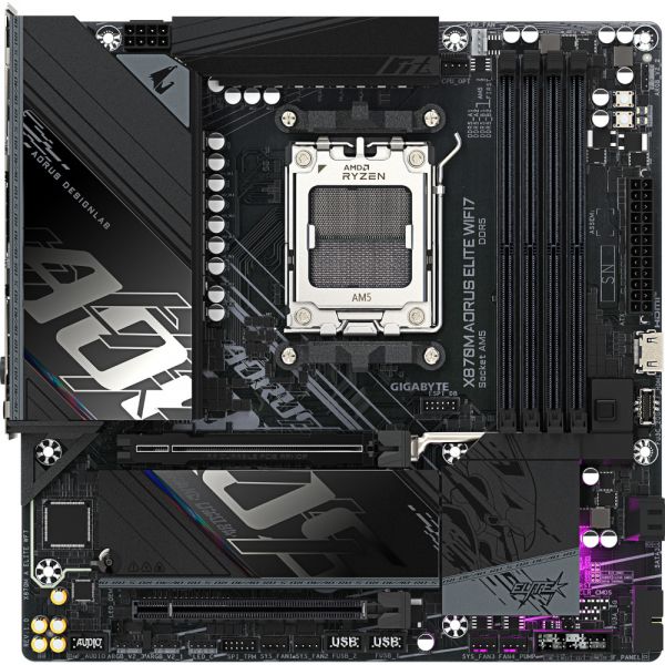 M���������� ����� Gigabyte X870M AORUS Elite WIFI7 (sAM5, AMD X870) - �������� 1