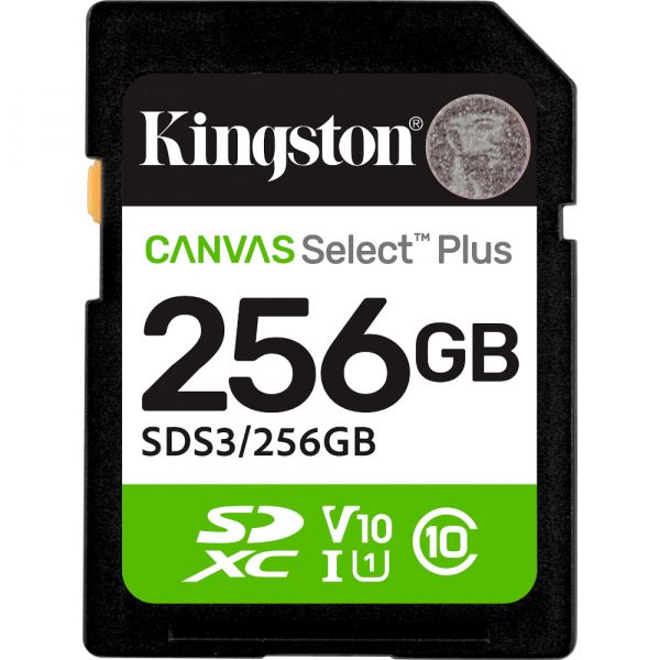 ����� ���'�� KINGSTON ����� ���'�� 256GB SDXC Canvas Select Plus Gen3 1 50MB/s C10 UHS-I U1 V10 SDS3/256GB - �������� 1
