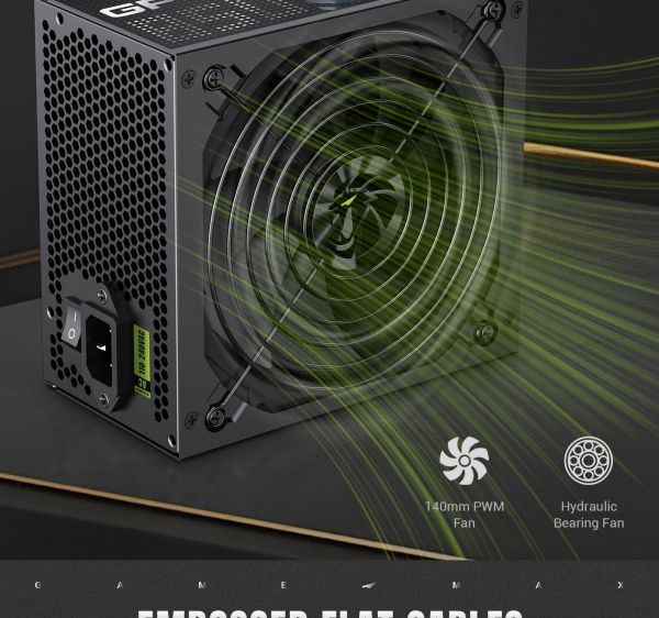 GAMEMAX ���� �������� ATX 850W, 80+ Bronze, 140mm Ultra Si lent Fan OVP / UVP/ SIP / OCP/ OLP/ OPP/ SCP GP 850B - �������� 18