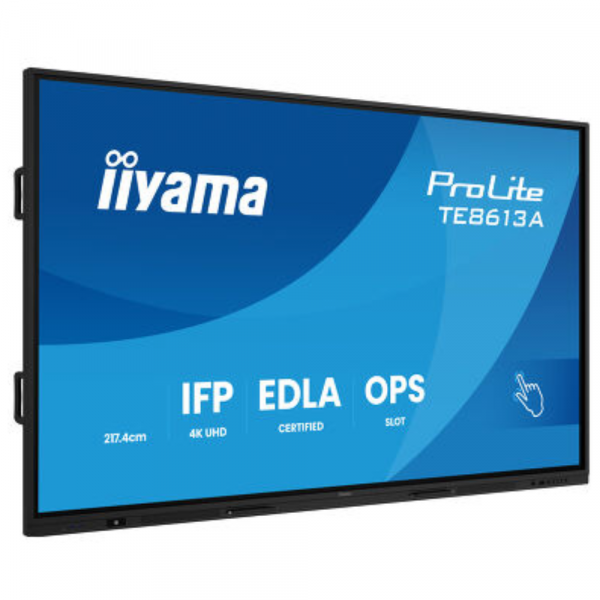 IIYAMA 85.6" 16:9  ������������� IPS UHD �� ������, 18/7 ,  450 ��/�2, �� ������ 14, 8GB/128GB, IR PureTou TE8613A-B1AG - �������� 2