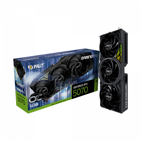 PALIT-XPERTVISION ³ Palit NVIDIA RTX5070 GAMINGPRO OC 12GB   GDDR7 192bit 3-DP HDMI RTX5070 GAMINGPRO OC 12GB GD7 -  1