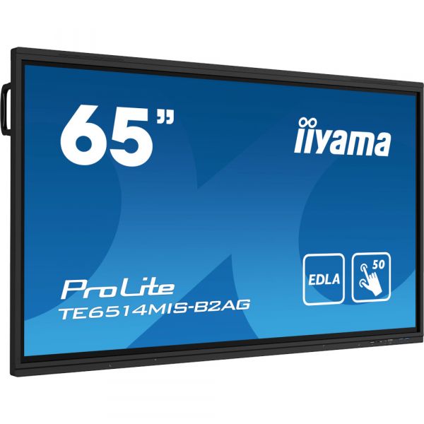 IIYAMA 65" 16:9 ������������� VA �� �������, 3840�2160, P ureTouch-IR+, 24/7, 435 ��/�2, �� Android 13,  SP  TE6514MIS-B2AG AX - �������� 2