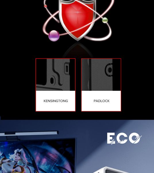 GAMEMAX ������ Tower ATX ��� ����� ��������, ���� o-ATX, DTX,Mini-ITX,  1*usb 3.0 + 2* usb 2.0 G561E-WH - �������� 18