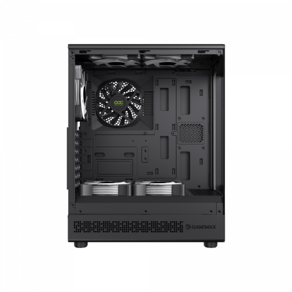 GAMEMAX ������ ����'������� Midi ATX ��� ����� ��������  ATX,ATX, M-ATX,ITX, Tempered Glass,Mesh,USB2.0x1,U Vista COC AB - �������� 8