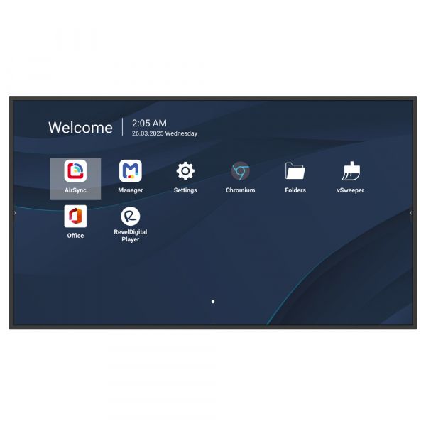 VIEWSONIC 43" UHD �� �������, 500 nits, 4000:1, Android 14,  24/7, 4GB DDR4/32GB,HDMI in x3, USB-C x1, RS232 in CDE4314-2C - �������� 1