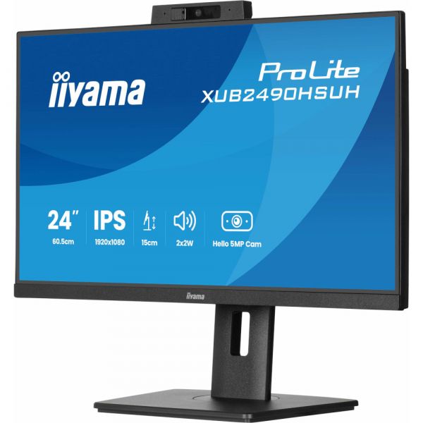 IIYAMA 23.8" 16:9 IPS  , 19201080, 4  (GTG),  100 , FreeSync, 5  Windows Hello,  XUB2490HSUH-B2 -  3