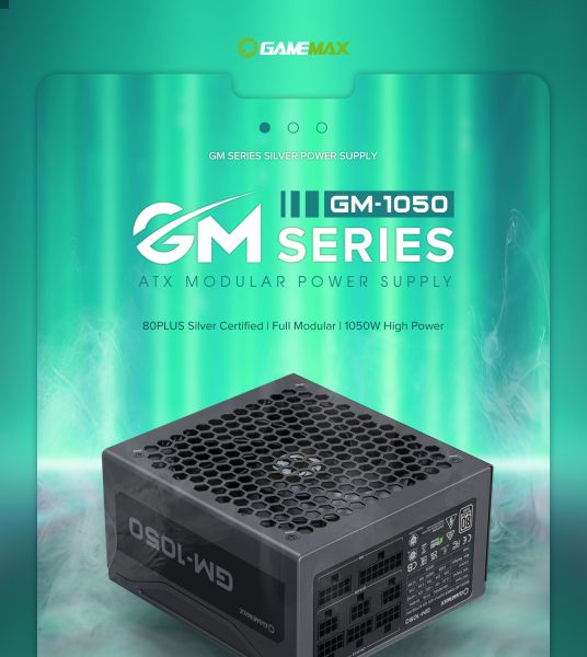 GAMEMAX ���� �������� ATX 1050W, 80 Bronze , fan 140mm,ful ly modularOVP, UVP, OTP, OCP, OLP, OPP, SCP GM-1050  Modular - �������� 26
