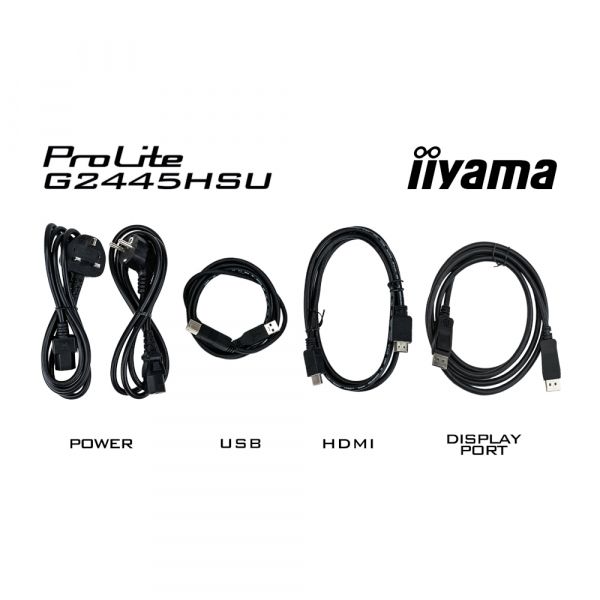 IIYAMA 23.8" 16:9 ������� IPS �� �������, 1920�1080, 1 ��  (MPRT), 100 ��, Adaptive Sync, 1xHDMI 1.4/1xDP 1. G2445HSU-B2 - �������� 13