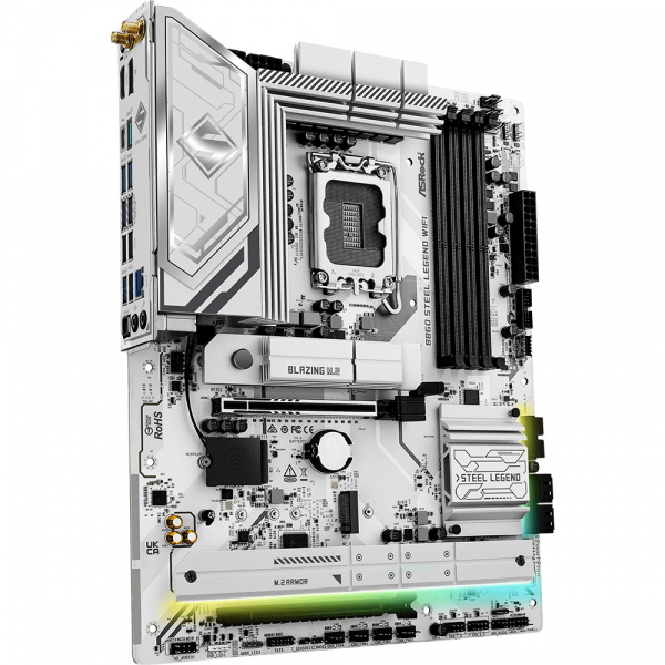 ASROCK M���������� ����� s1851 Intel B860 4xDDR5 DP/HDMI/ TB4 4xM.2 2.5GbE LAN ATX  B860 STEEL LEGEND WIFI - �������� 4