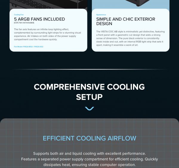 GAMEMAX ������ ����'������� Midi ATX ��� ����� ��������  ATX,ATX, M-ATX,ITX, Tempered Glass,Mesh,USB2.0x1,U Vista COC AB - �������� 17