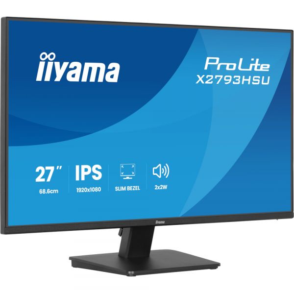 IIYAMA 27" 16:9 IPS �� �������, 1920�1080, 1 �� (MPRT), 1 20 ��, 350 ��/�2, Adaptive Sync, 1xHDMI 1.4/1xDP 1 X2793HSU-B1 - �������� 5