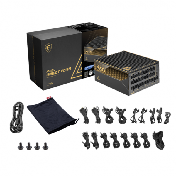 ���� �������� MSI ATX 1600W MEG Ai1600T PCIE5, EU,  1600W,Fully-Modular,Titanium 80 Plus,Japanese Ele MEG Ai1600T PCIE5 - �������� 5