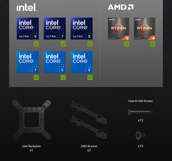 ������� �������� ����������� GAMEMAX HAILSTORM 360 BK - �������� 22