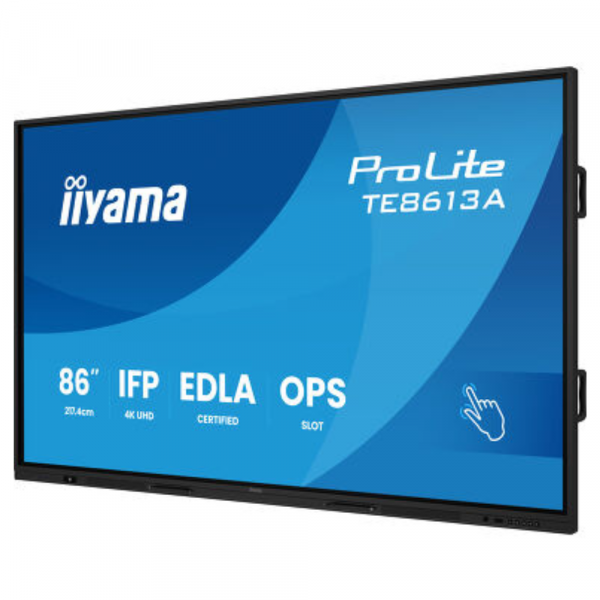 IIYAMA 85.6" 16:9  ������������� IPS UHD �� ������, 18/7 ,  450 ��/�2, �� ������ 14, 8GB/128GB, IR PureTou TE8613A-B1AG - �������� 3