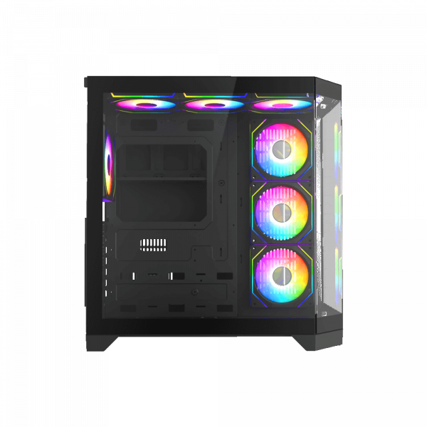 GAMEMAX ������ ����'������� Midi ATX ��� ����� ��������  X,M-ATX, ITX,Tempered Glass,Metal cover, USB2.0x1, HYPE-A Black - �������� 3