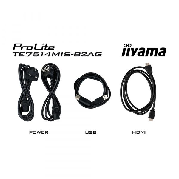 IIYAMA 75" 16:9  VA  , 38402160, P ureTouch-IR+, 24/7, 435 /2,  Android 13,  SP  TE7514MIS-B2AGAX -  21