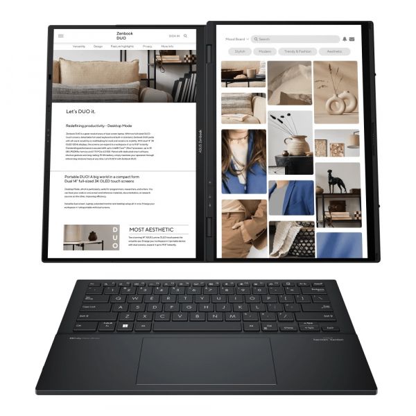 ASUS ������� 2*14FT_OLED/U9-285H/32/2TB SSD/Intel Arc/W 11P/Inkwell Gray UX8406CA-QL047X - �������� 2