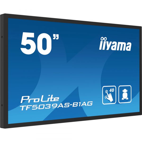 IIYAMA 49.5" 16:9  ��������� IPS UHD �� ������, 24/7,  5 00 ��/�2,  ����������-�������� ���������, �� Andr TF5039AS-B1AG - �������� 3