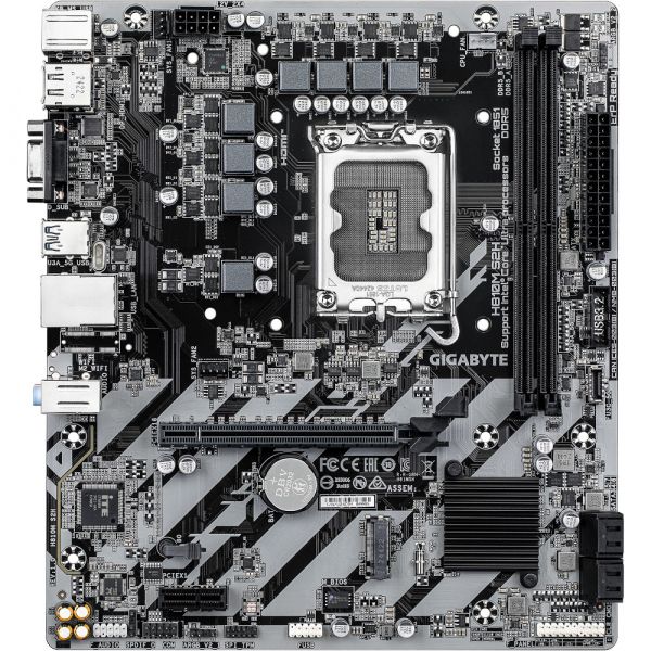 GIGABYTE M���������� ����� s1851 Intel H810 DP/HDMI/VGA  1x M.2 GbE LAN mATX H810M S2H - �������� 1