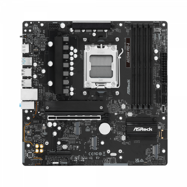 ASROCK M���������� ����� sAM5 AMD A620A HDMI 3xM.2 4xDDR5  2.5GbE LAN mATX  A620AM PRO-A - �������� 1