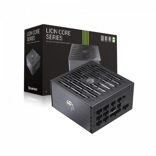 GAMEMAX   ATX 3.1 & PCIe5.1_ 1200W, 80+ Platin um,135mm,fully modular ,Japanese 105C and solid c Lion core 1200P -  1