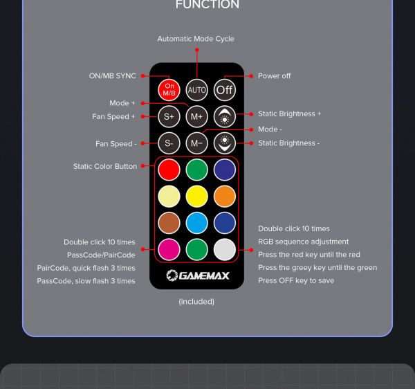 GAMEMAX ������ ����'������� Midi ATX ��� ����� ��������  X,M-ATX, ITX,Tempered Glass,Metal cover, USB2.0x1, HYPE-A Black - �������� 19