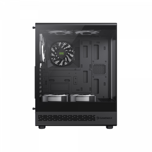 GAMEMAX ������ ����'������� Midi ATX ��� ����� ��������  ATX,ATX, M-ATX,ITX, Tempered Glass,Mesh,USB2.0x1,U Vista COC AB - �������� 7