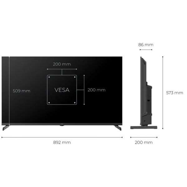 KIVI �������� 40", FHD, Google TV 40F720QB - �������� 6