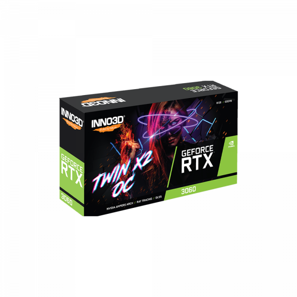³ Inno3D NVIDIA  GEFORCE RTX 3060 8GB TWIN X2 OC Inno3D RTX 3060 8GB TWIN X2 OC -  3