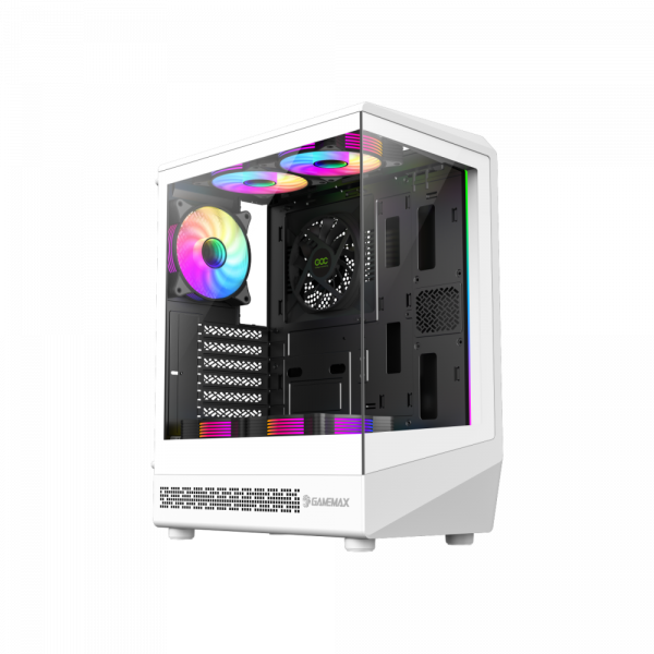 GAMEMAX ������ ����'������� Midi ATX ��� ����� ��������  ATX,ATX, M-ATX,ITX, Tempered Glass,Mesh,USB2.0x1,U Vista COC AW - �������� 1