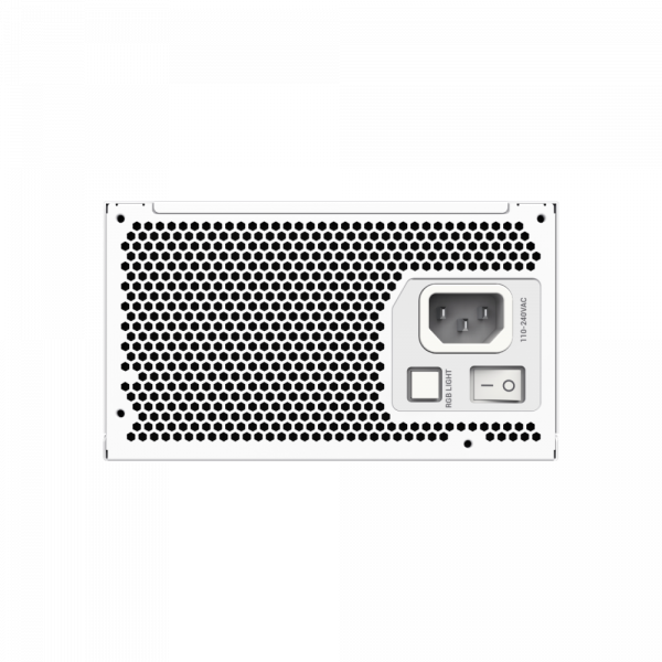 GAMEMAX   ATX 3.1 & PCIe5.1_ 1050W, 80+ Gold,R GB Smart  fan 140mm,fully modular ,Japanese 105C  RGB PRO 1050G WH -  8