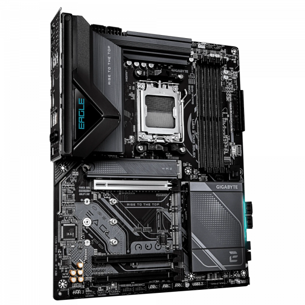 GIGABYTE M���������� ����� sAM5 AMD X870E HDMI/2xUSB4 4xM.2  5GbE LAN mATX  X870E EAGLE WIFI7 - �������� 3