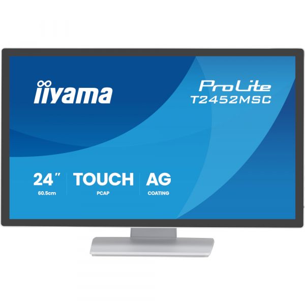 IIYAMA 23.8" 16:9 ��������� IPS FHD �� ������,���������� -������� ����., 1xHDMI/1xDisplayPort/2xUSB 3.2, SP T2452MSC-W2AG - �������� 1