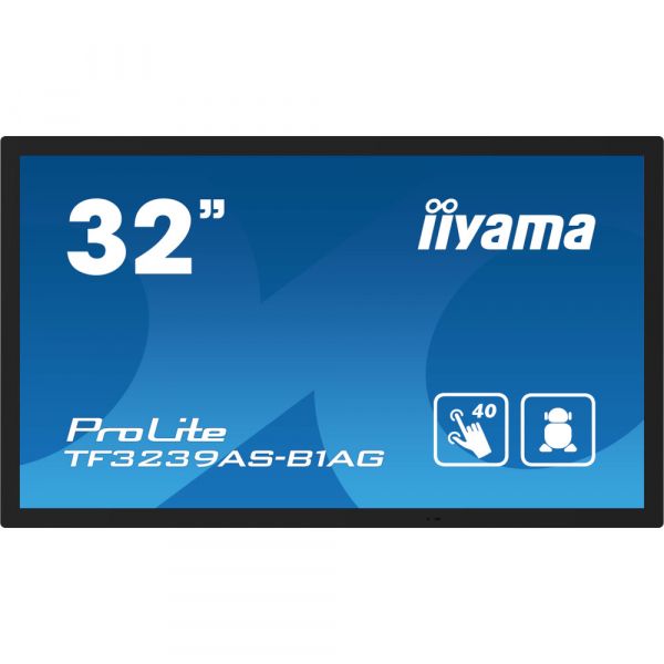 IIYAMA 31.5" 16:9  ��������� IPS FHD �� ������, 24/7,  5 00 ��/�2,  ����������-�������� ���������, �� Andr TF3239AS-B1AG - �������� 1