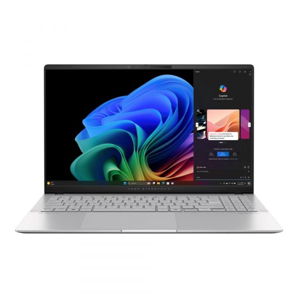 ASUS ������� 15.6-inch/Snapdragon X Plus X1P 42 100/16/ 1TB SSD/Qualcomm/W11/BL/Cool Silver S5507QA-MA004W - �������� 1