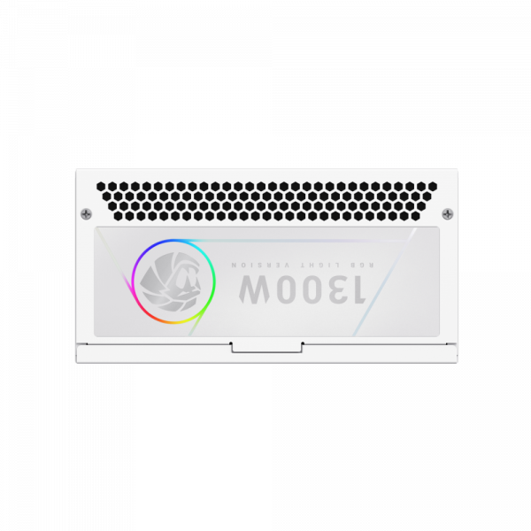 GAMEMAX   ATX 3.1 & PCIe5.1_  1300W, 80+ Plati num,RGB Smart  fan 140mm,fully modular ,Japanese 1 RGB PRO 1300P WH -  9